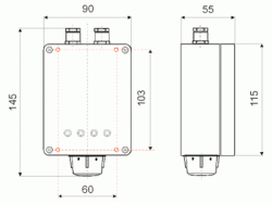 KR PROTECT SE 21-230D detektor plynu 